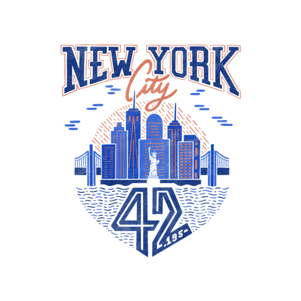 SWEATSHIRT UNISEXE NEW YORK 42.195 – Image 2