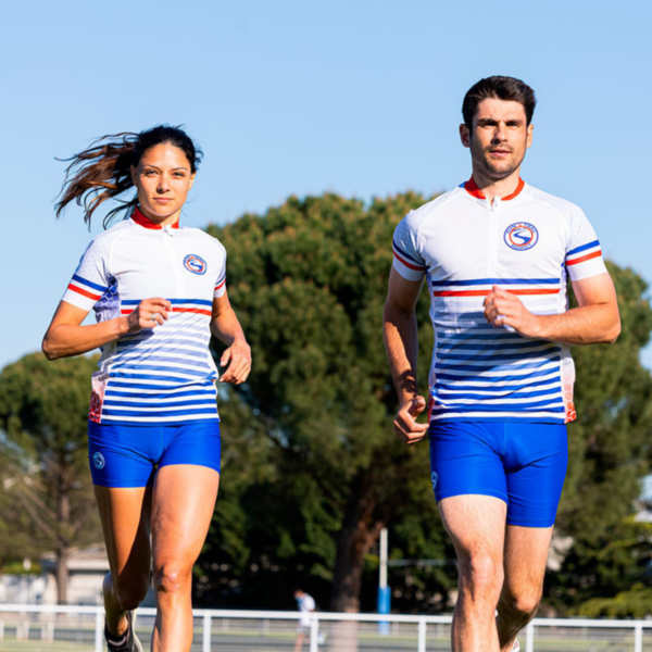 MAILLOT TRAIL AVEC ZIP RUN AND TRAIL ADDICT